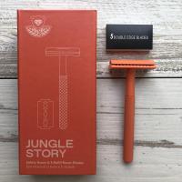Бритвенный станок и 5 лезвий,оранжевый, Jungle Story