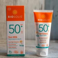 Детское солнцезащитное молочко для лица и тела SPF 50+, Biosolis, 100 мл 