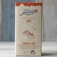 Шоколад молочный с карамелизированным фундуком и солью, Munz, 100 г