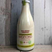 Молоко 3,2-4,6% цельное пастеризованное органическое, Эко-ферма Рябинки, 1 л