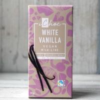 Шоколад белый на рисовом молоке White Vanilla Vegan, iChoc, 80 г