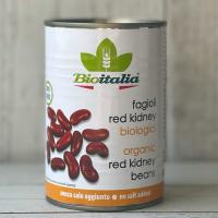 Фасоль красная консервированная, Bioitalia, 400 г