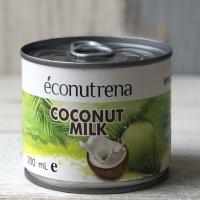Молоко кокосовое 17%, Econutrena, 200 мл 