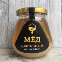 Мёд цветочный натуральный, Органическая ферма М2, 330 г
