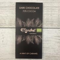 Шоколад  горький Manifest на кокосовом сахаре, 70% какао, Гагаринские мануфактуры, 70 г