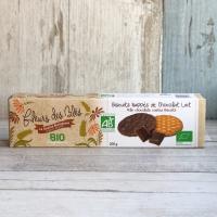 Печенье organic сдобное с молочным шоколадом Fleurs des Bies, Biscuiterie de l'Abbaye, 200 г