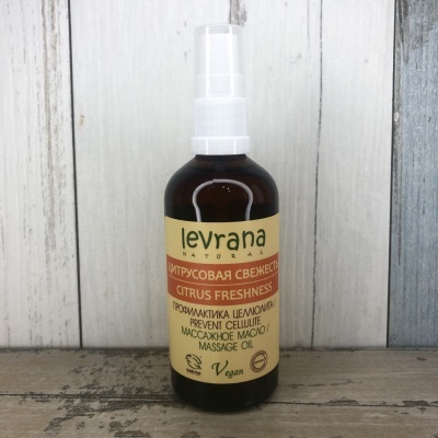 Цитрусовая свежесть, масло для профилактики целлюлита, Levrana, 100 мл