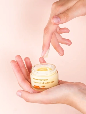 Молочко гидрофильное жасминовое матирующее для снятия макияжа, Amoveo Cosmetics, 50 мл