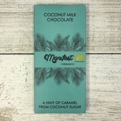 Темный шоколад Manifest на кокосовом молоке 55% какао, Гагаринские мануфактуры, 70 г