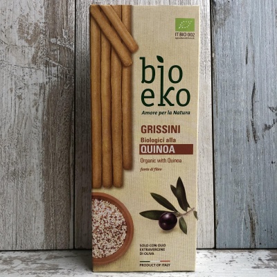 Хлебные палочки Гриссини с киноа, Bio Eko, 125г