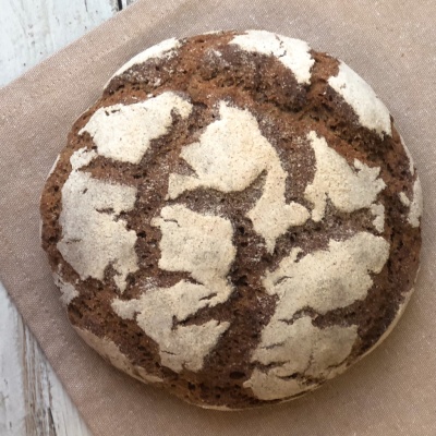 Хлеб ремесленный ржаной цельнозерновой на ржаной закваске, Старокупавинская пекарня